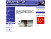 Tablet Screenshot of mangionemagic.com